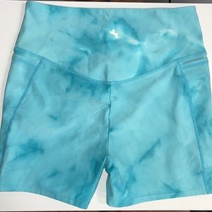 TIE DYE ATHLETIC SHORTS